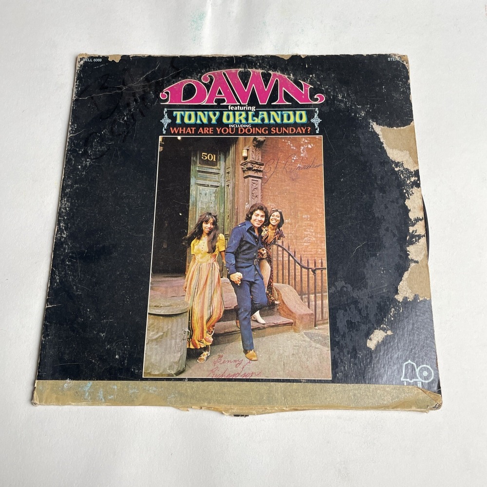 Dawn featuring Tony Orlando LP 1971 Bell Records 6069 Pop Vocal Vinyl VG Plus